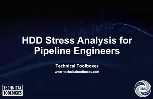 HDD Stress Analysis for Pipeline Engineers