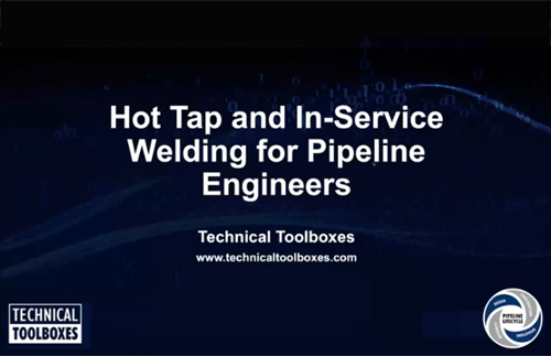 The Hot Tap and In Service Welding Webinar for Pipeline Engineers